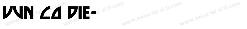 UVN Co Die字体转换